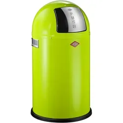 Wesco PUSHBOY Junior Abfallsammler limegreen 175531-20 - Haushaltszubehör, stilvoller Abfallsammler in vibrantem Limegreen, ideal für modernes Wohnen und effizientes Müllmanagement.