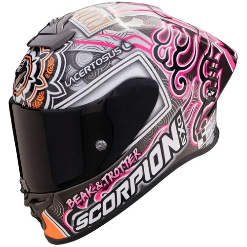 Scorpion Exo-R1 Evo Air FIM Racing #1 Aron Canet Gr. XL 61/62 - Motorradhelm mit MaxVision® Visier und Pinlock, aerodynamischem Spoiler und sicherem Doppel-D-Verschluss aus Titan für maximalen Komfort und Sicherheit.