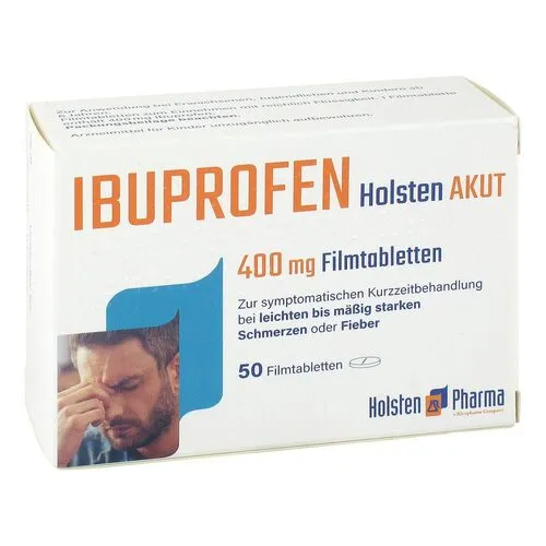 Ibuprofen Holsten akut 400 mg Filmtabletten 50 St