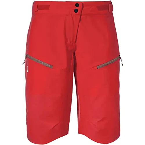 SCHÖFFEL Damen Shorts Steep Trail L - Radhosen für Mountainbiker, aus recyceltem, wasserabweisendem Material mit perfekter Passform und 4-Wege-Stretch für optimale Bewegungsfreiheit.