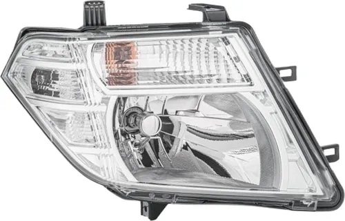 HELLA Halogen-Hauptscheinwerfer 1EE 238 055-021 für Rechtsverkehr - Autoscheinwerfer-Komplettset für Nissan Np300 Navara (D40) - Erstausrüster-Qualität mit 4 Leuchtefunktionen: Abblendlicht, Fernlicht, Blinklicht und Positionslicht.