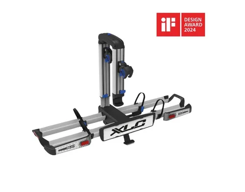 XLC Almada Work-E VC-C07 Fahrradträger für Anhängerkupplung - Robuster Fahrradträger für Anhängerkupplung, ideal für den sicheren Transport von bis zu 2 Fahrrädern. Praktisch und einfach zu montieren, perfekt für Ausflüge.