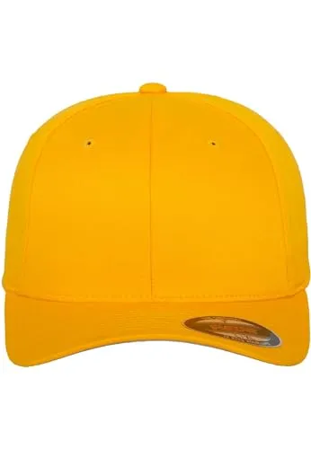 Flexfit Unisex Cap Wooly Combed, Unisex Baseballkappe, Youth, Gold