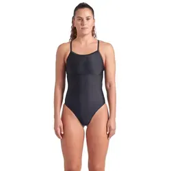 ARENA Damen Solid Lightdrop Back Bustier Badeanzug - Bademode für Fitness- und Freizeit-Schwimmerinnen, chlorbeständig und schnell trocknend, mit verstellbaren Trägern für optimalen Halt und Unterstützung.
