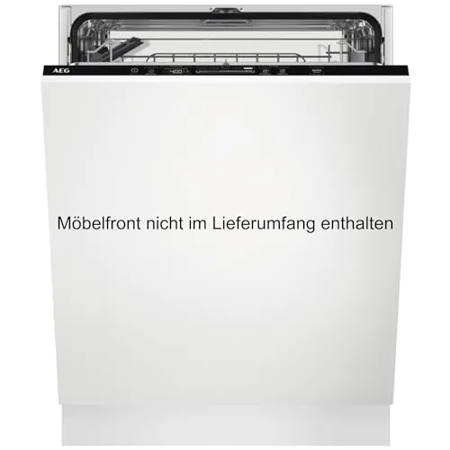 AEG FSE53617Z Geschirrspüler, 13 Maßgedecke, vollintegrierbar - Vollintegrierbarer Geschirrspüler mit 13 Maßgedecken, AutoOff-Funktion und leiser 44 dB(A) Lautstärke, ideal für effizientes und geräuscharmes Spülen.