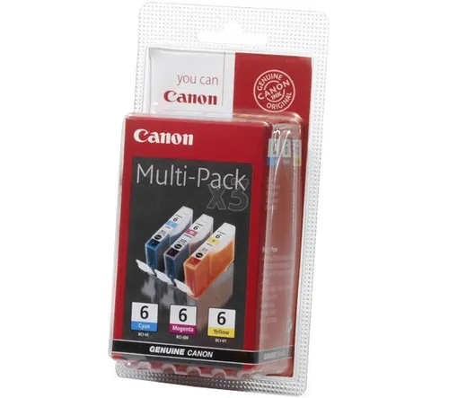 Canon BCI-6 - 4706A022 - 3x Tinte cyan, magenta, gelb - für i96X, 990, 99XX;
