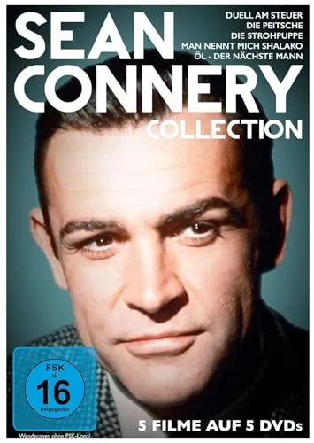 Sean Connery Collection - 5 Filme mit dem James Bond-Darsteller - Pidax Klassiker: Erleben Sie 5 zeitlose Filme mit Sean Connery in einer hochwertigen Box, ideal für Filmfans und James Bond Liebhaber.