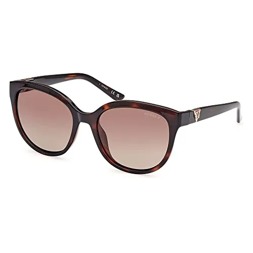 Guess GU7877 52H 56 Sonnenbrille in Dunkel Havana mit braunen Polarisationsgläsern - Stylische Sonnenbrille von Guess mit polarisierenden Gläsern für optimalen Blendschutz. Ideal für sonnige Tage und Freizeitaktivitäten.