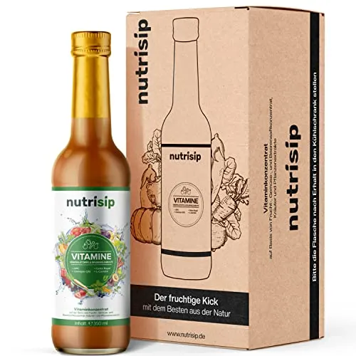 Flüssiges Multivitamin Mikronährstoffkonzentrat mit über 75 Zutaten – 350ml - Multivitaminpräparate & Mineralien – Unser Konzentrat versorgt Sie mit über 75 wertvollen Nährstoffen und ist ideal für alle Lebensstile, auch für Menschen mit Laktose- und Glutenintoleranz.