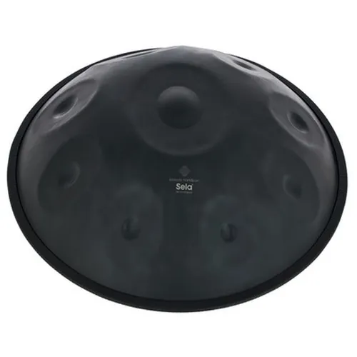 Sela Melody Handpan E Kurd SE309 - Handpan & Tongue Drum, handgefertigt aus nitriertem Stahl für einen klaren Klang, professionell gestimmt und inklusive gepolsterter Tasche mit Rucksackgurten.