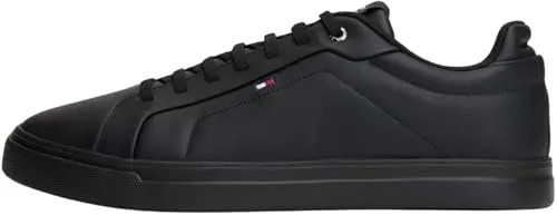 Tommy Hilfiger Herren Icon Court Light ESS Fm0fm05678 Low-Top Schwarz 44 EU - Stylische Low-Top-Schuhe von Tommy Hilfiger, ideal für den Alltag. Hochwertige Verarbeitung und modernes Design vereinen Komfort und Eleganz.