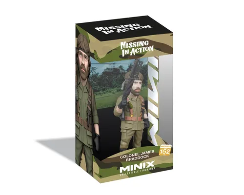 MINIX Movies: Missing In Action - Chuck Norris Figur - Sammlerfigur von Chuck Norris aus dem Film Missing in Action, Höhe: 12 cm. Die detailreiche Statuette aus hochwertigem Vinyl ist ein Muss für jeden Filmfan und perfekt zum Ausstellen oder Verschenken. Ideal für die Sammlung!  