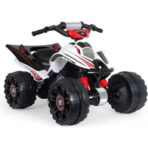 Elektro-Quad Injusa 66022 Weiß Bunt - Kinder-Elektrofahrzeuge, ideal für kleine Abenteuer, mit 12V wiederaufladbarer Batterie für stundenlangen Fahrspaß ab 2 Jahren.