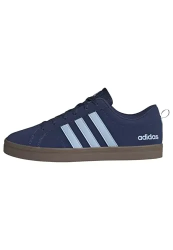 adidas Vs Pace 2.0 Herren Schuhe - Dunkelblau, 46 EU - Herren-Sneaker mit regulärer Passform, Obermaterial aus 50% recyceltem Synthetik-Nubuk und Gummiaußensohle für optimalen Komfort und Nachhaltigkeit.