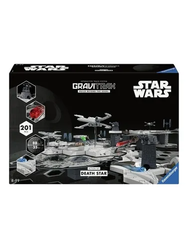 Ravensburger GraviTrax Star Wars Action-Set Deathstar 23860 - Interaktives Kugelbahnsystem für Kinder ab 8 Jahren, erlebe spannende Weltraumduelle und kreative Bauprojekte