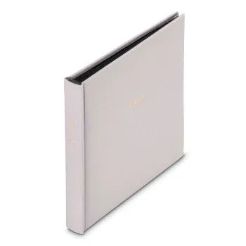 Hama Buch-Album "Memories", 25x25 cm, 50 schwarze Seiten, Grau