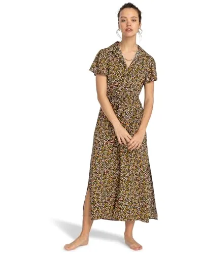 Billabong Maxikleid Sweet Day - Black Sands - Kleider, aus 100% Viskose, leicht und luftig für warmes Wetter, ideal für einen entspannten Sommerlook.