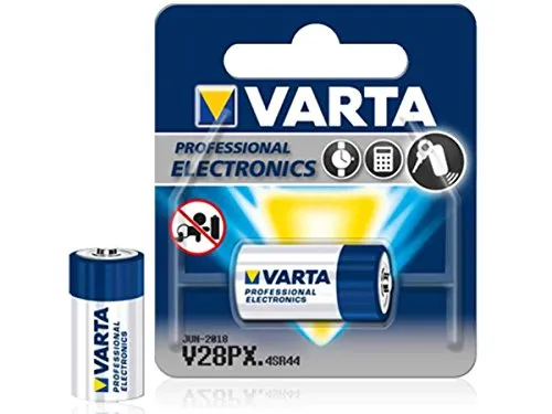 VARTA Batterien V28PX/4SR44, 1 Stück, 6,2V, Spezialbatterien für elektronische Kleingeräte - Uhren, Taschenrechner, Made in Germany