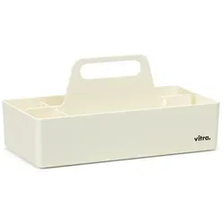 Vitra Storage Toolbox, weiß - Praktische Aufbewahrungsbox - Aufbewahrungsboxen: Die Vitra Storage Toolbox bietet eine clevere Lösung für die Organisation von Büro- und Alltagsmaterialien, schnell verstaut und immer griffbereit.