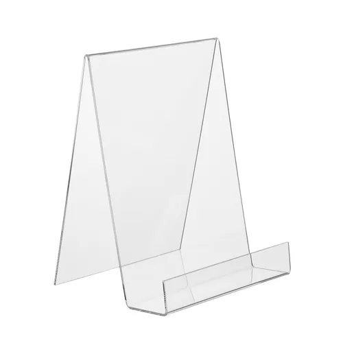 DIN A5 Buchstütze / Buchständer / Warenstütze / Warenträger aus Acrylglas