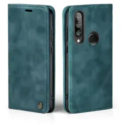Handy Hülle für Huawei P30 Lite - Klapphülle in Petrol - Praktische Bookcase mit Geld- und Kartenfächern, bietet optimalen 360 Grad Schutz durch hochwertige Materialien und Magnetverschluss. Ideal für den täglichen Einsatz.