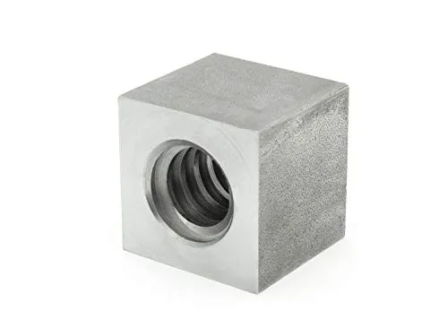 Dado filettato trapezoidale EVKM 28X5 destro in acciaio SW45L42
