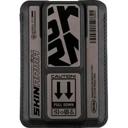 Skinarma Kado Kira Kobai Wallet Mag-Charge Grip Stand Gunmetal - Eleganter Geldbeutel mit innovativem Mag-Charge Grip Stand für kabelloses Laden. Hochwertiges Kunstleder in Gunmetal, ideal für modernen Stil und Funktionalität.