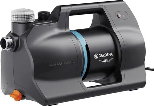 Gardena Haus- & Gartenautomat 4600 Silent – Automatische Bewässerung - Leise und effizient: Der Haus- & Gartenautomat 4600 Silent liefert bis zu 4600 l/h bei nur 60 dB. Ideal für mühelose Gartenbewässerung mit geringerem Energieverbrauch und einfacher Installation.
