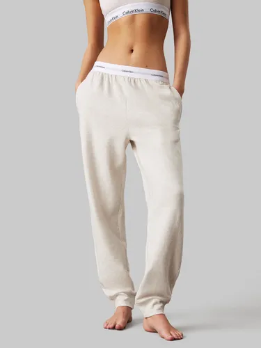 Calvin Klein Underwear JOGGER Sweatpants - Stoffhosen in Beige XL (42/44) mit elastischem Logobund für perfekten Tragekomfort und lässigen Look, ideal für Freizeit und Zuhause.