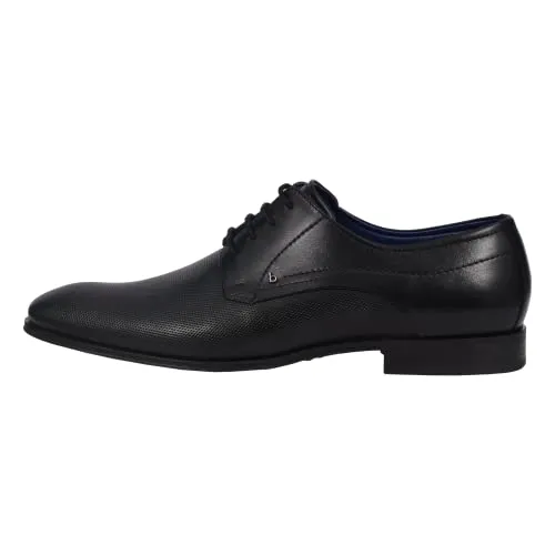 bugatti Herren Businessschuhe - Elegante Schnürer für Büro und Freizeit - Herren-Schnürhalbschuhe in Schwarz, mit normaler Weite und komfortablem Schnürsenkelverschluss, ideal für stilvolle Auftritte im Büro oder in der Freizeit.