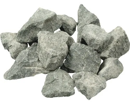 Bruchstein 30-60 mm - 500 kg grün - Naturprodukt in attraktiver grüner Farbe, ideal für Garten- und Landschaftsgestaltung. Vielseitig einsetzbar für dekorative Akzente und robuste Untergrundgestaltung.