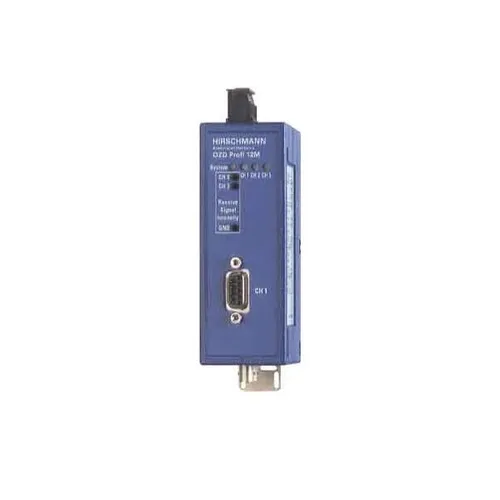 Hirschmann INET Multimode-Module OZD PROFI 12M P11 - Datenerfassungsmodule mit 500 kBit/s Übertragungsrate und Hutschienenmontage, ideal für flexible Schnittstellenlösungen.
