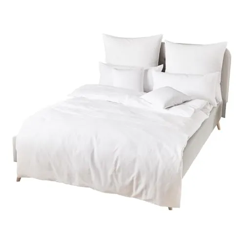 TRAUMSCHLAF Bettwäsche Hotelbettwäsche Clara, 2-teilig - Bettwäsche-Set aus hautsympathischem Mako Satin, ideal für einen erholsamen Schlaf mit Reißverschluss für einfachen Bezug. Perfekt für stilvolle Schlafzimmer!