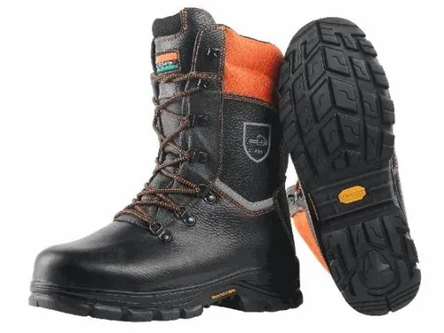 Woodsafe Schnittschutzstiefel S3 schwarz - Arbeitsschuhe & -stiefel mit hohem Schnittschutz, ideal für Arbeiten in gefährlichen Umgebungen und bietet optimalen Tragekomfort.