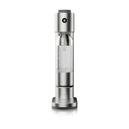 WMF Wassersprudler Element One – Edelstahlgehäuse, 3 Sprudelgrade - Wassersprudler für höchsten Genuss: Der WMF Element One mit elegantem Edelstahlgehäuse bietet drei Sprudelgrade und vollautomatisches Sprudeln auf Knopfdruck – perfekt für Zuhause oder unterwegs.