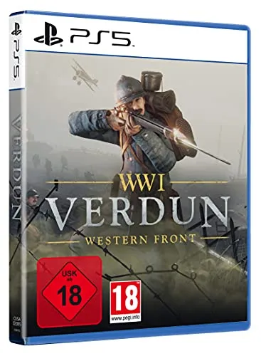 VERDUN - WWI - Western Front für PlayStation 5 - Erlebe erbitterte Grabenkämpfe im 1. Weltkrieg mit über 65 historischen Waffen und packendem Multiplayer-Modus. Ideal für Geschichts- und Gaming-Fans!