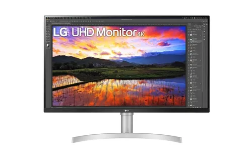 LG 31,5 Zoll UHD 4K Monitor - IPS 16:9 Display mit 3840x2160 Auflösung, 350cd/m² Helligkeit und AMD FreeSync für flüssige Bilddarstellung – ideal für Gaming und Multimedia.