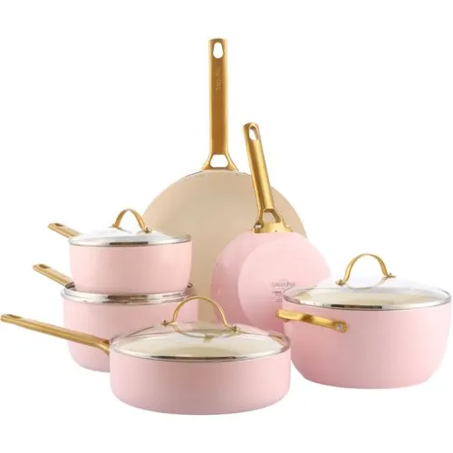 GREENPAN Pfannen-Set Padova Reserve 6-tlg. - Pfannenset für alle Herdarten, mit keramischer Antihaftbeschichtung für gesundes Kochen und einfache Reinigung – ideal für den modernen Alltag.