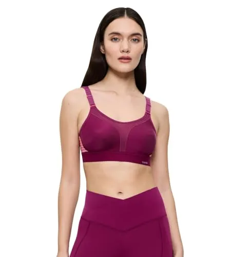 Triumph Women's Triaction Extreme Lite N EX Bra - Dark Wine, 70B - Funktionsunterwäsche mit extrem leichtem Design für besten Halt und Komfort während sportlicher Aktivitäten.