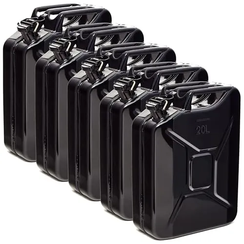BW® Kraftstoffkanister Metall 20L - TÜV-geprüfter Benzinkanister für sicheres Betanken - Hochwertiger 20L Metallkanister aus pulverbeschichtetem Stahl; zertifizierte Sicherheit für Benzin, Diesel und mehr – ideal für lange Fahrten oder professionelle Einsätze.
