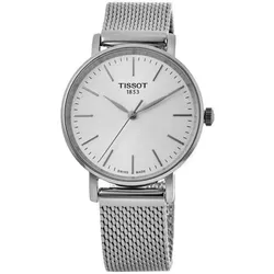 Tissot EVERYTIME T143.210.11.011.00 Damenarmbanduhr - Elegante Damenuhr aus Edelstahl mit Saphirglas, ideal für jeden Anlass und mit einem stilvollen Milanaise-Armband.