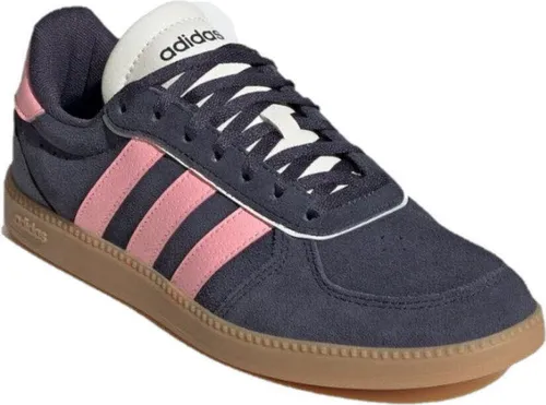 adidas Sportswear BREAKNET SLEEK Sneaker blau 40 2/3 EU - Sportliche Sneaker in Shadow Navy/Pink Spark, aus hochwertigem Leder und Synthetik, ideal für Laufen und Freizeit. Bitte eine Größe größer bestellen!