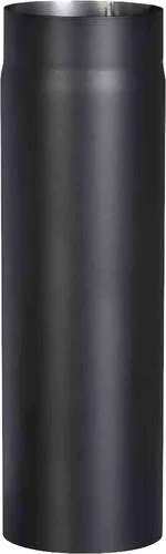 Firefix Ofenrohr 150 mm - 50 cm, schwarzes Stahlrohr für effiziente Abgasführung und langlebige Nutzung