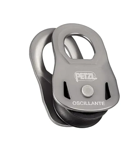 Petzl, Oszillante Notfall-Riemenscheibe, ultraleicht, Grau