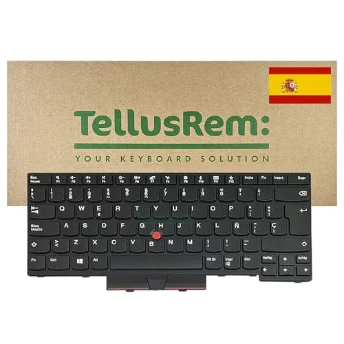 TellusRem ersatztastatur Spanisch Nicht Hintergrundbeleuchtung für Lenovo Thinkpad T470 T480