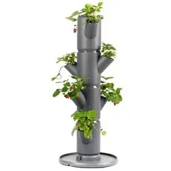 Gusta Garden Sissi Strawberry Starter - Freistehende vertikale Pflanzmaschine - Garten-Zubehör mit 15 l Volumen, ideal für platzsparendes Pflanzen von Erdbeeren und anderen Kräutern im Freien.