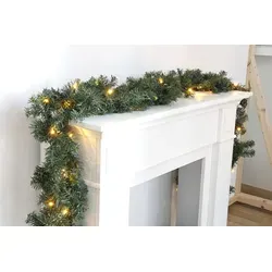 Thomas Philipps LED-Girlande LED-Tannengirlande Weihnachtsgirlande 5m mit 40 LEDs warmweiß
