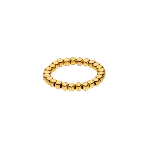 PURELEI Bright Ring - Gold: Eleganter Kugel-Ring - Ringe aus 18K vergoldetem Edelstahl, leicht und stilvoll. Perfekt für jeden Anlass, erhältlich in den Größen 50-60.