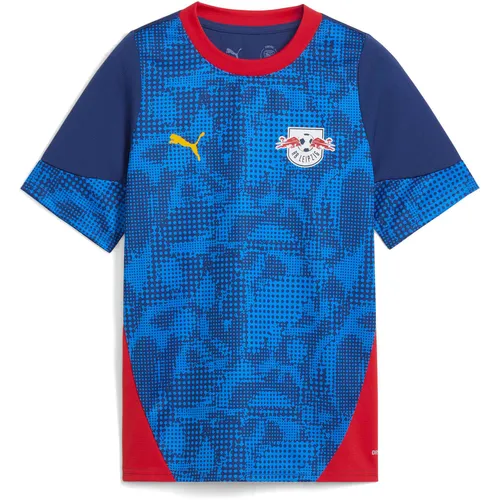 PUMA RB Leipzig Funktionsshirt Kinder - Größe 164, elektro blue-hyperlink blue - Kleidung für junge Fußballfans; feuchtigkeitsableitendes dryCELL-Material sorgt für trockenen Komfort beim Training.