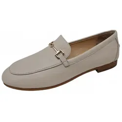 Inuovo Damen Slipper in Beige, Größe 41 - Elegante Slipper in CREMA für Damen, aus hochwertigem Leder gefertigt. Ideal für den täglichen Gebrauch und bequem zu tragen, dank flachem Absatz und offenem Design.